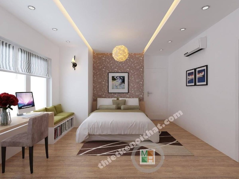 Thiết kế chung cư times city 2 phòng ngủ